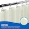 Kenney Mfg Water Repellant Jacquard Fabric Shower Curtain, 70in W x 72in H, Milky Green KN61308PS - alternate 2